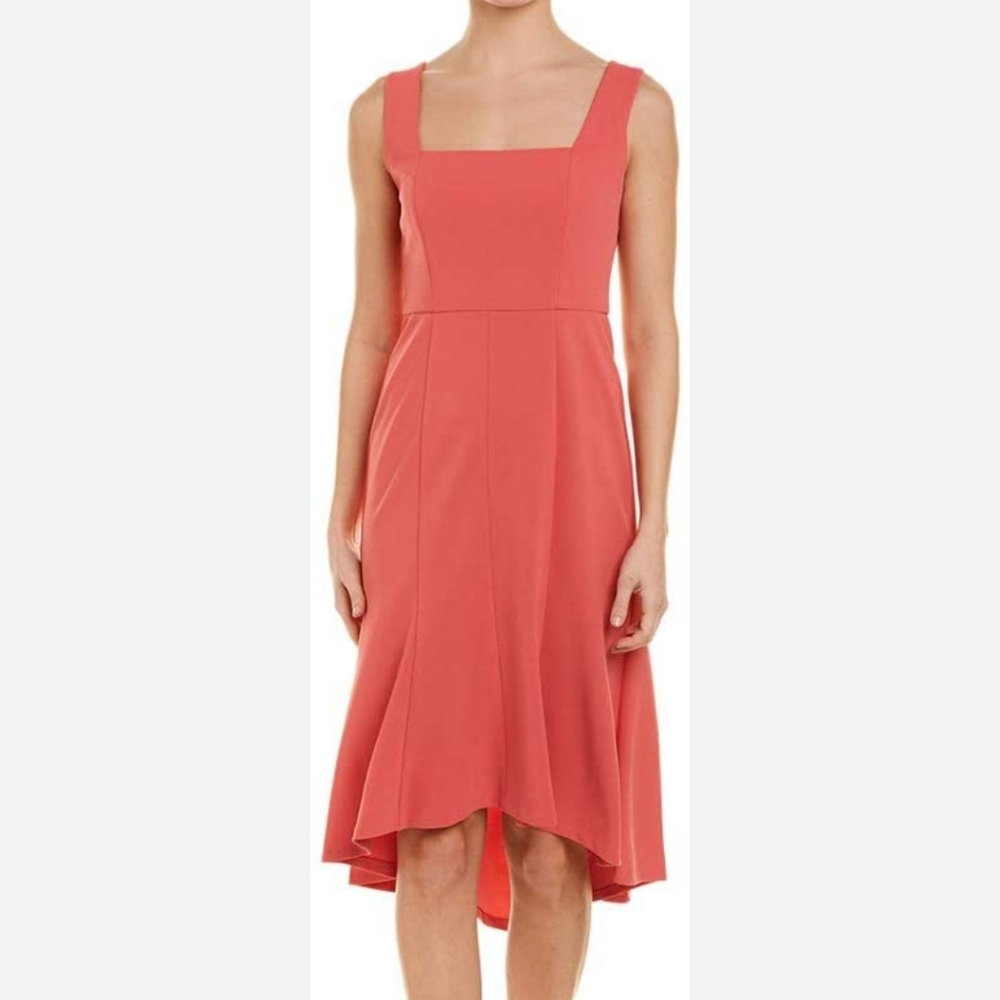 Donna Morgan Women's Square Neck Sleeveless Crepe Dress/ 0.